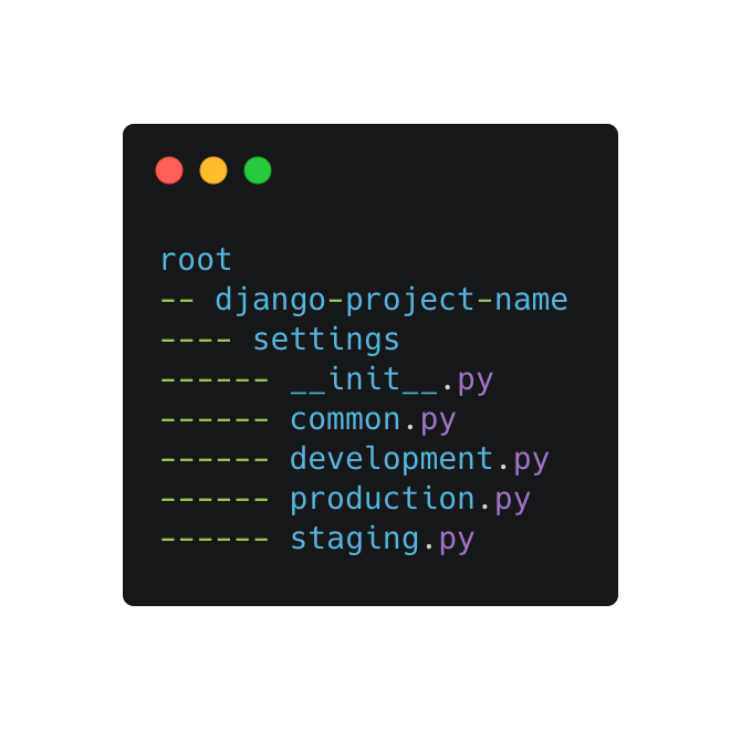 New configuration project structure